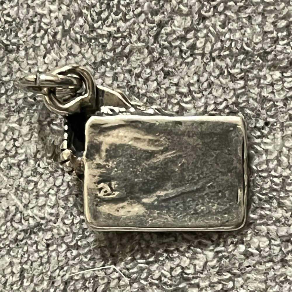 Solid Sterling Silver Drivers License Charm - image 2